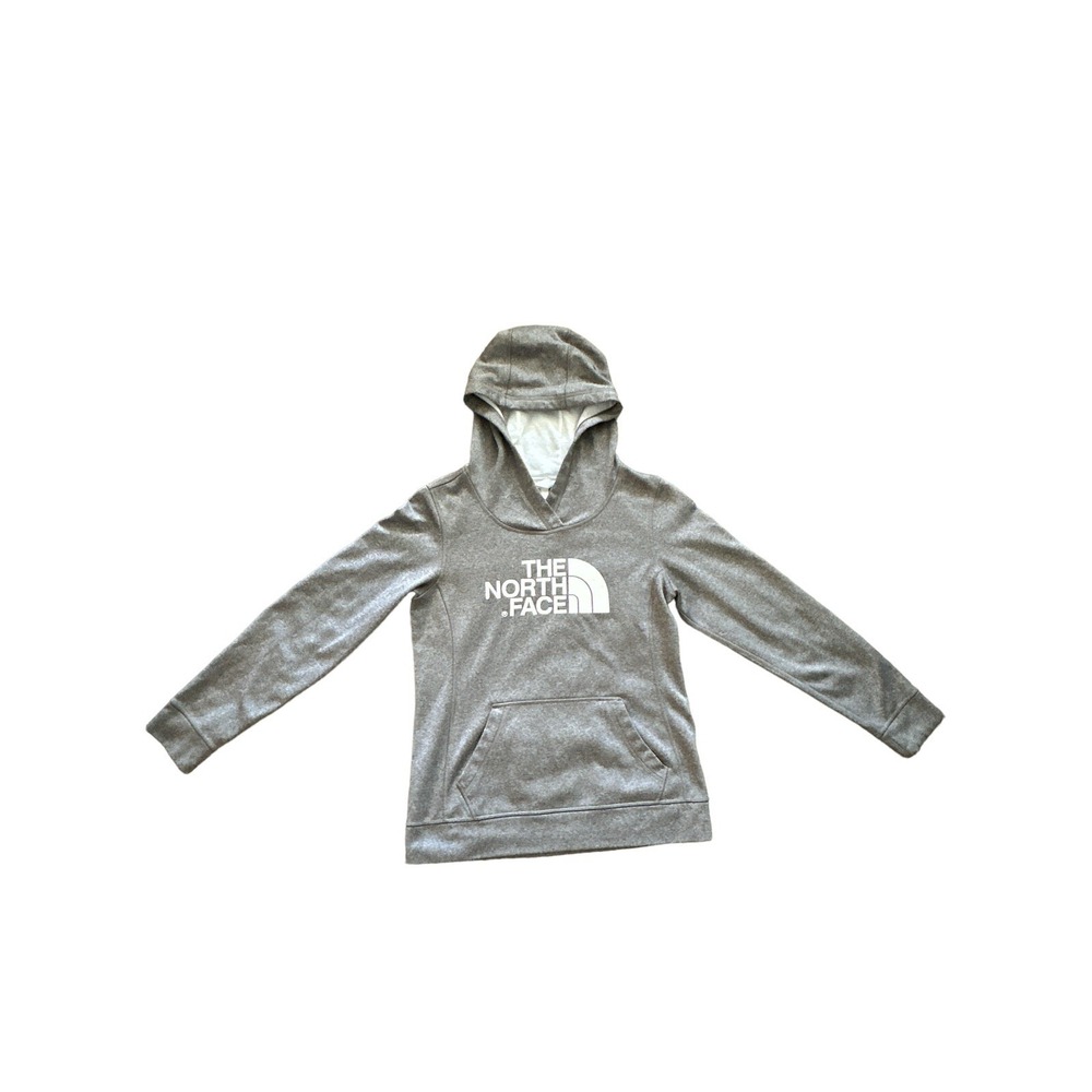 The North Face Women's Pullover Hooded Sweatshirt Size S/P Gray 100% Polyester